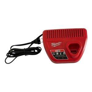 Milwaukee 12V Red Battery Charger Red M12 Tested Works